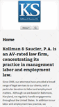 Mobile Screenshot of kollmanlaw.com